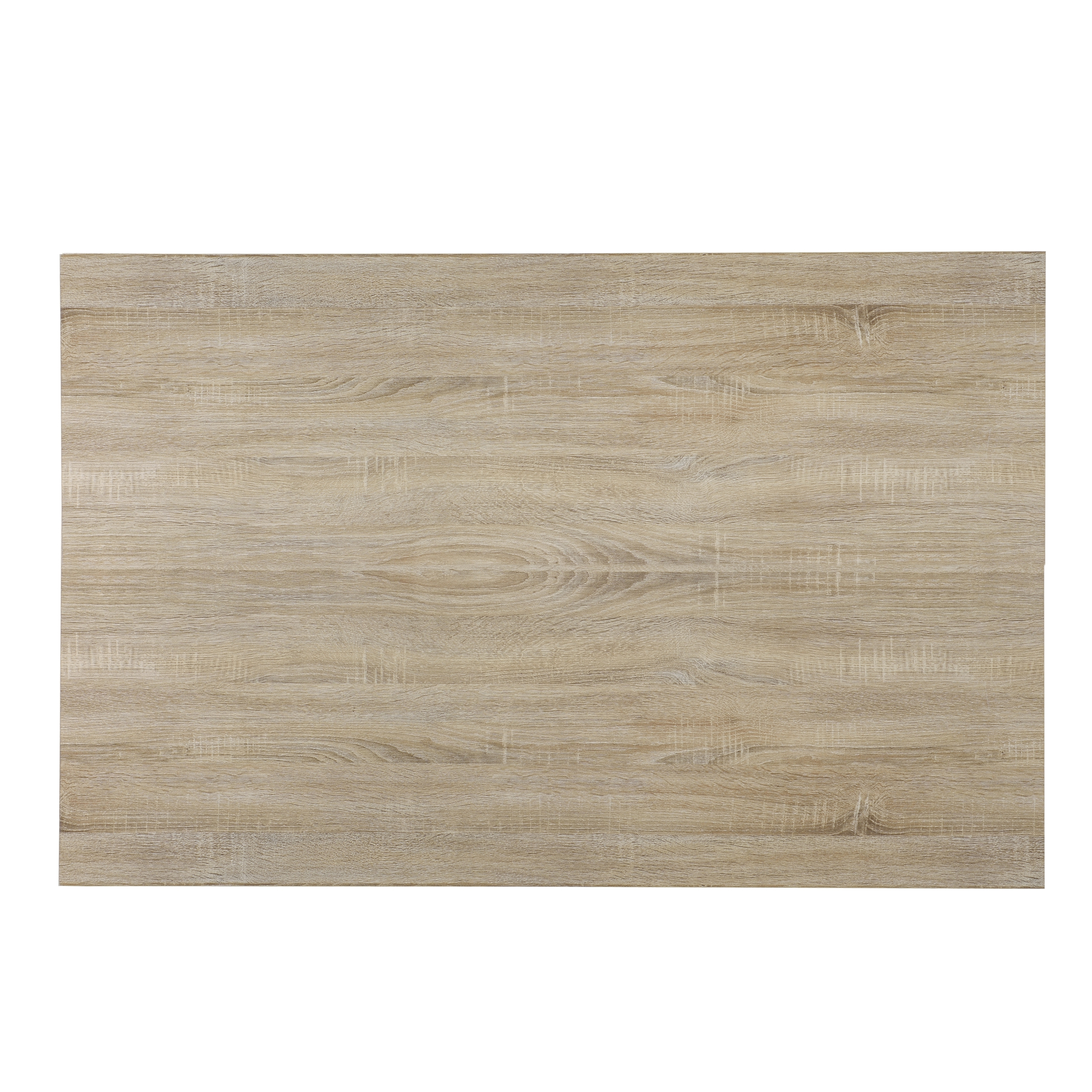 [en.casa] Dining Table limed Oak mit 6 Chairs black [140x90] table Chairs