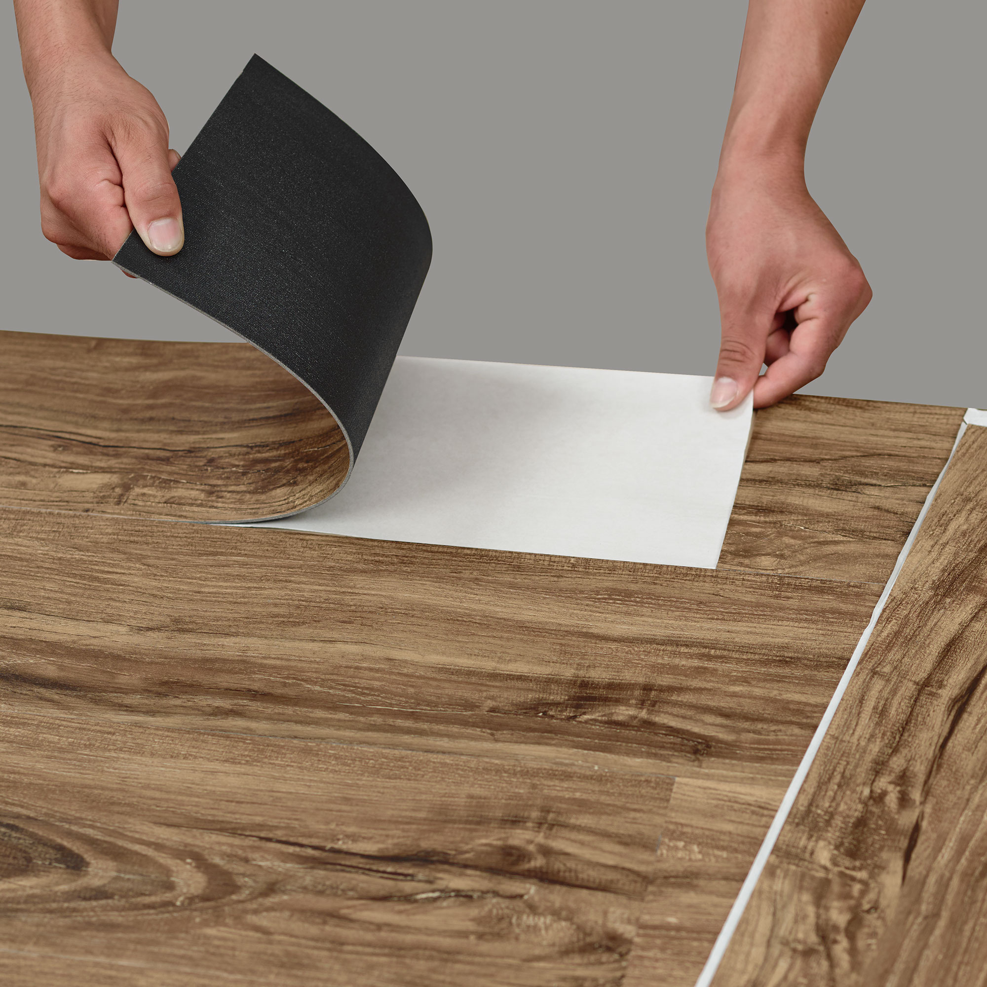WOOD Ca 4m Vinyl Laminate Self adhesive Oak Natural Floor Boards Plank