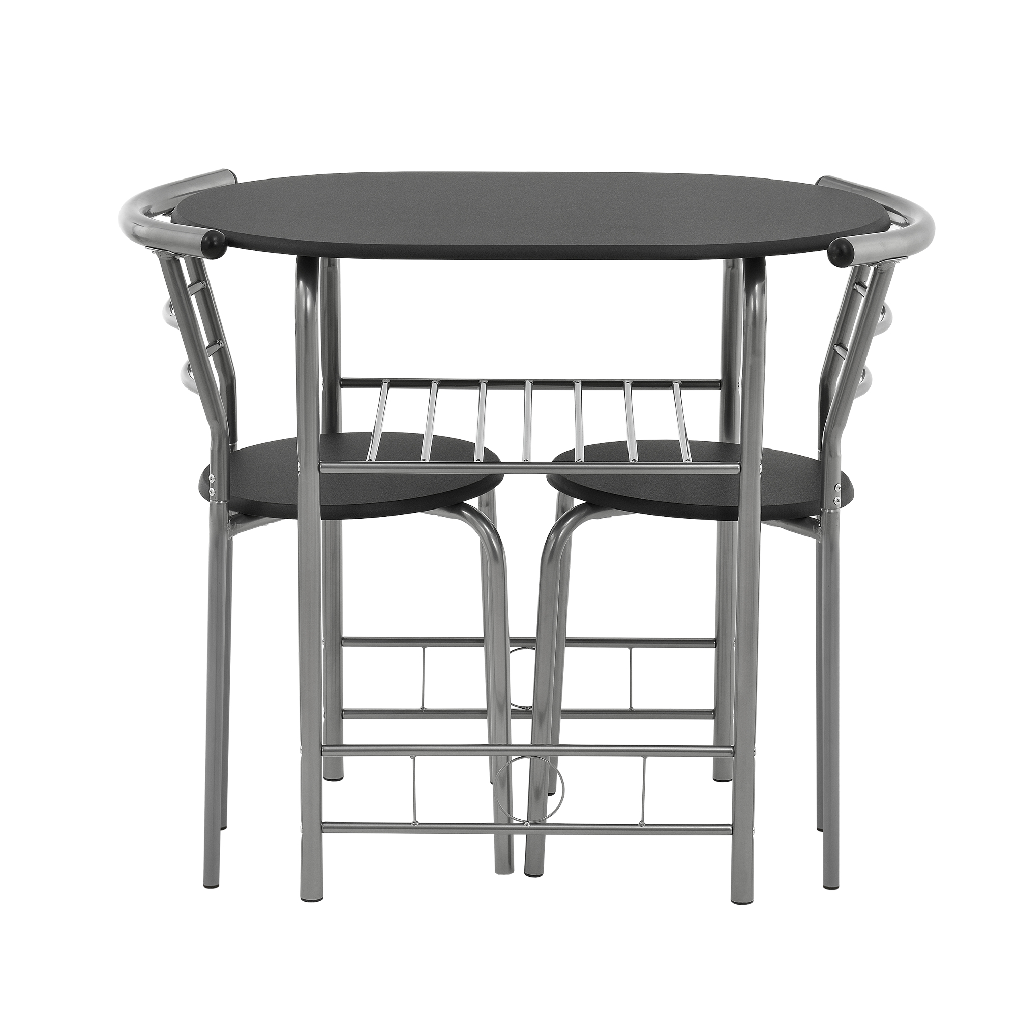 Bistro Set Schwarz Grau Tisch En Casa Und Stuhlset Sitzgruppe Esstisch Stuhle Krishi Ngo