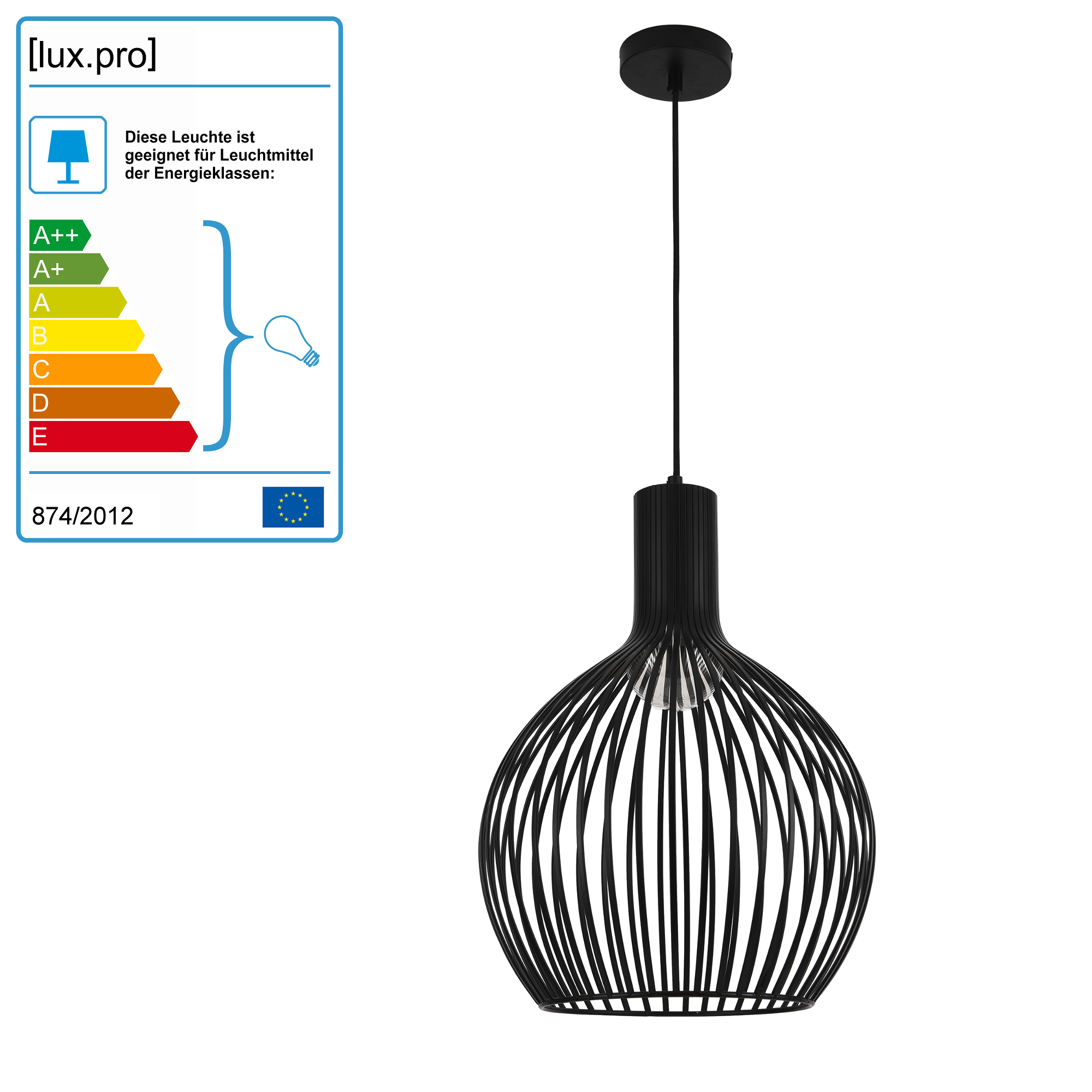 Obrázok [lux.pro]® Závesná lampa HT168037