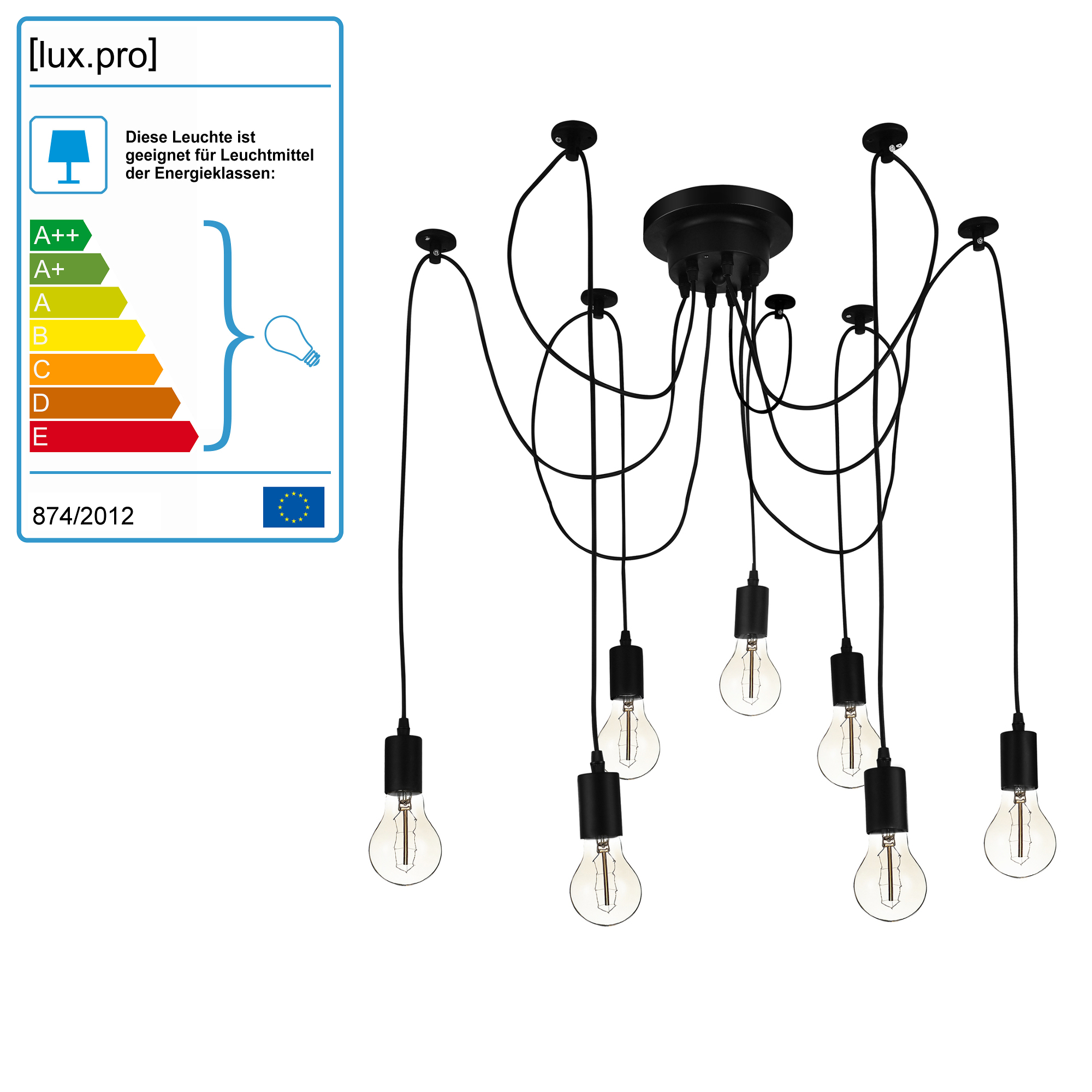 Obrázok [lux.pro]® Závesná lampa HT168038