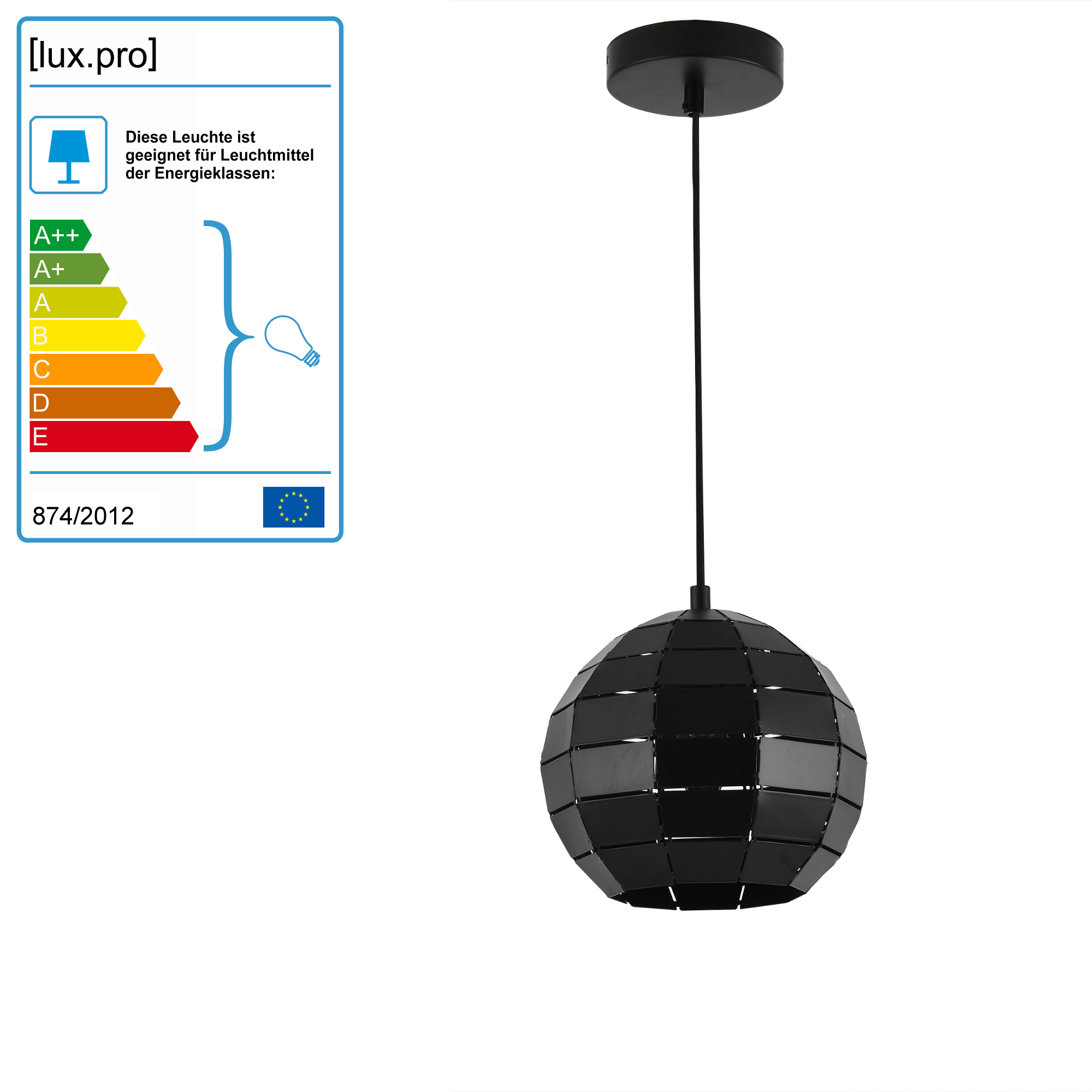 Obrázok [lux.pro]® Závesná lampa HT168079