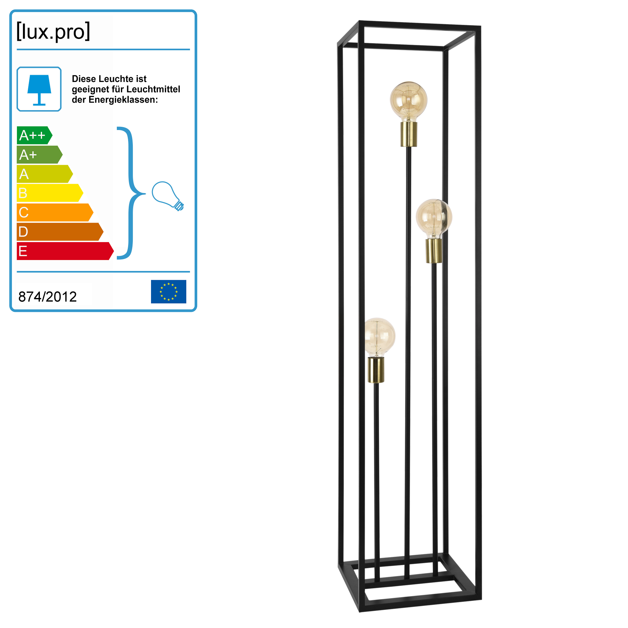 Obrázok [lux.pro]® Stojaca lampa 